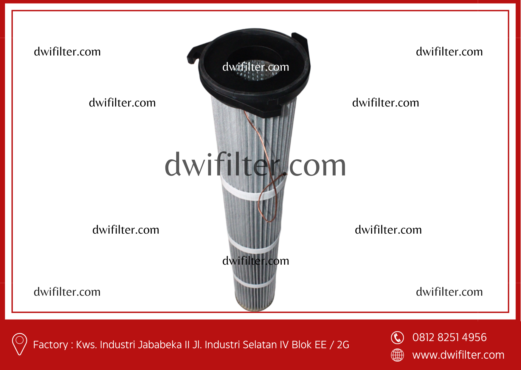 Three Ear Rotary Filter Cartridge Dust Filter Brand Dwi Filter ...